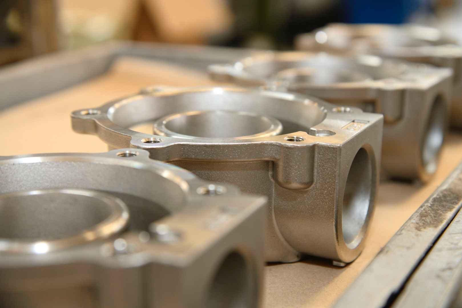 Production industrielle de pièces moulées usinées